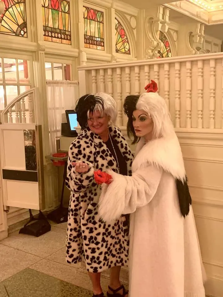 Cruella Meet and Greet at Cruella's Halloween Hideaway
