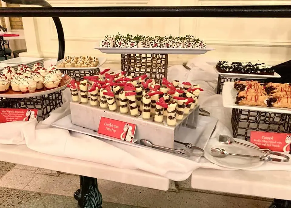 Cruella's Halloween Party Desserts