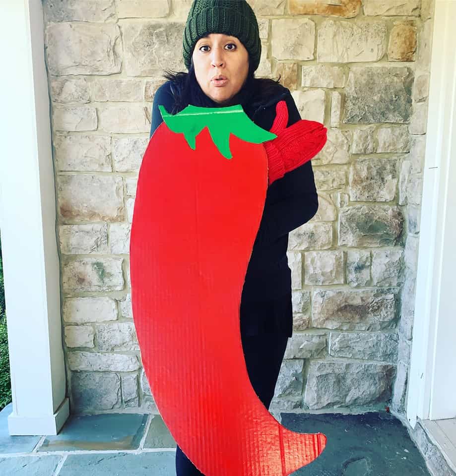Punny DIY Chili Pepper Costume