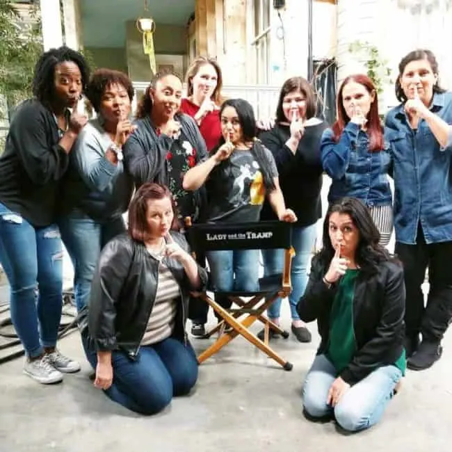 Lady and the Tramp secret set visit