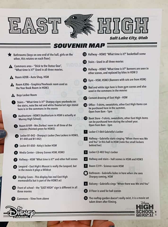 East High School Map