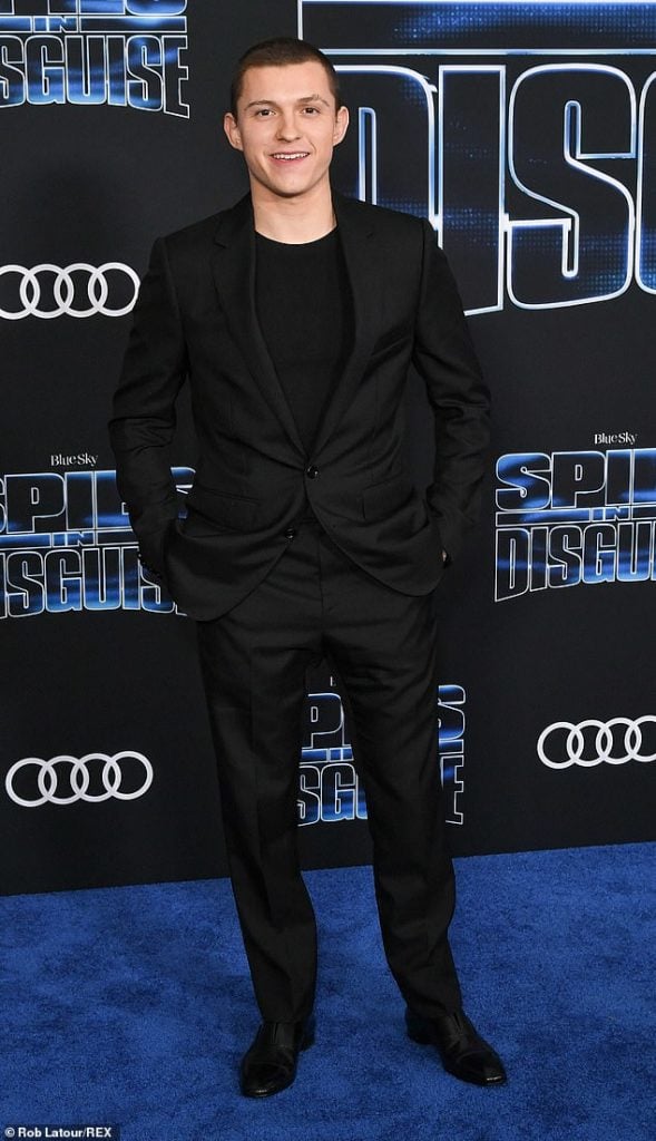 Tom Holland Spies in Disguise Premiere