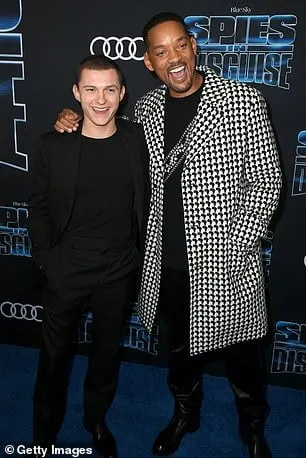 Will Smith and Tom Holland Spies in Disguise Premiere