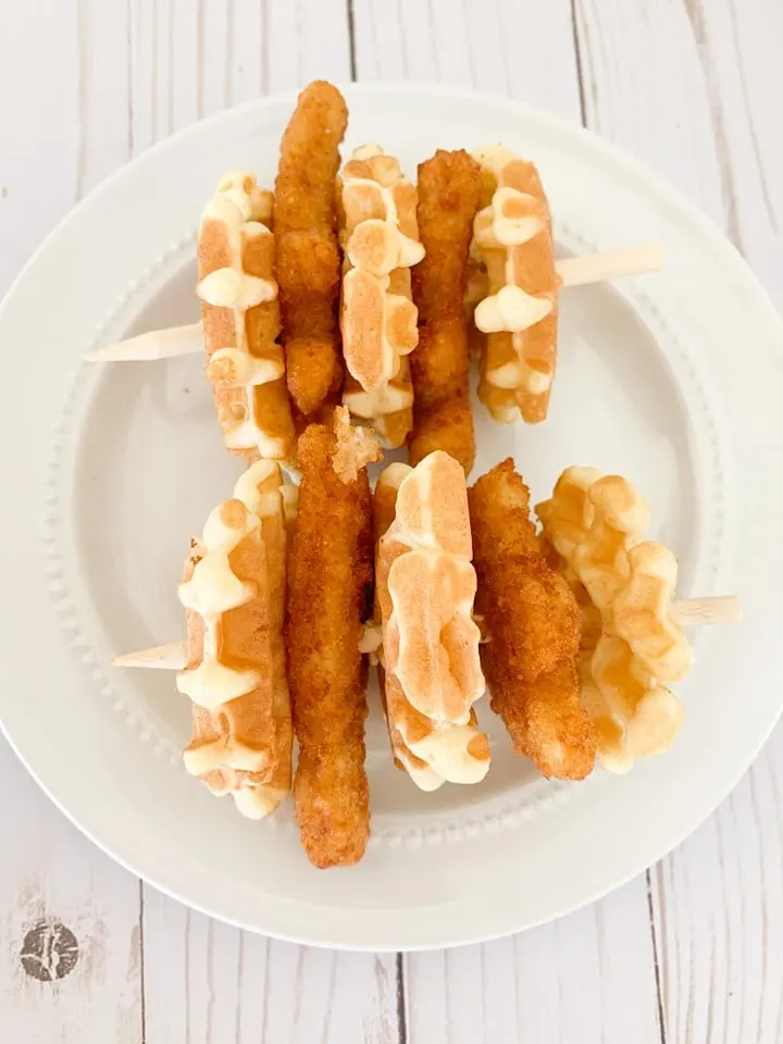 Chicken and Waffle Kabobs