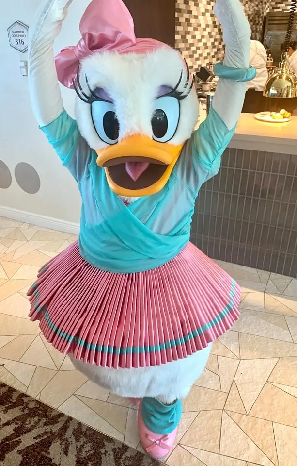 Daisy Duck at Riviera Resort Character Breakfast