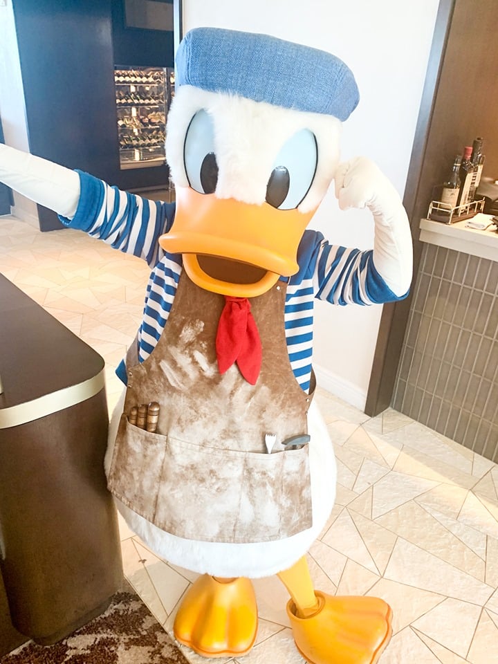 Donald Duck Topolino's Terrace Character Breakfast Review Disney World