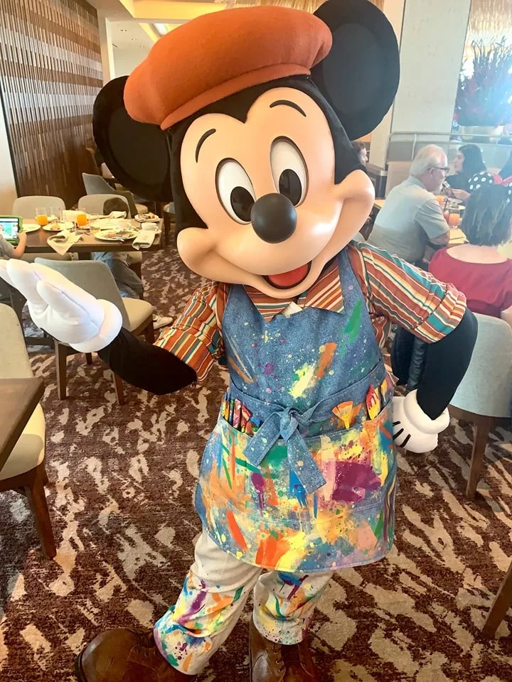 Mickey Mouse at Topolino's Terrace Breakfast