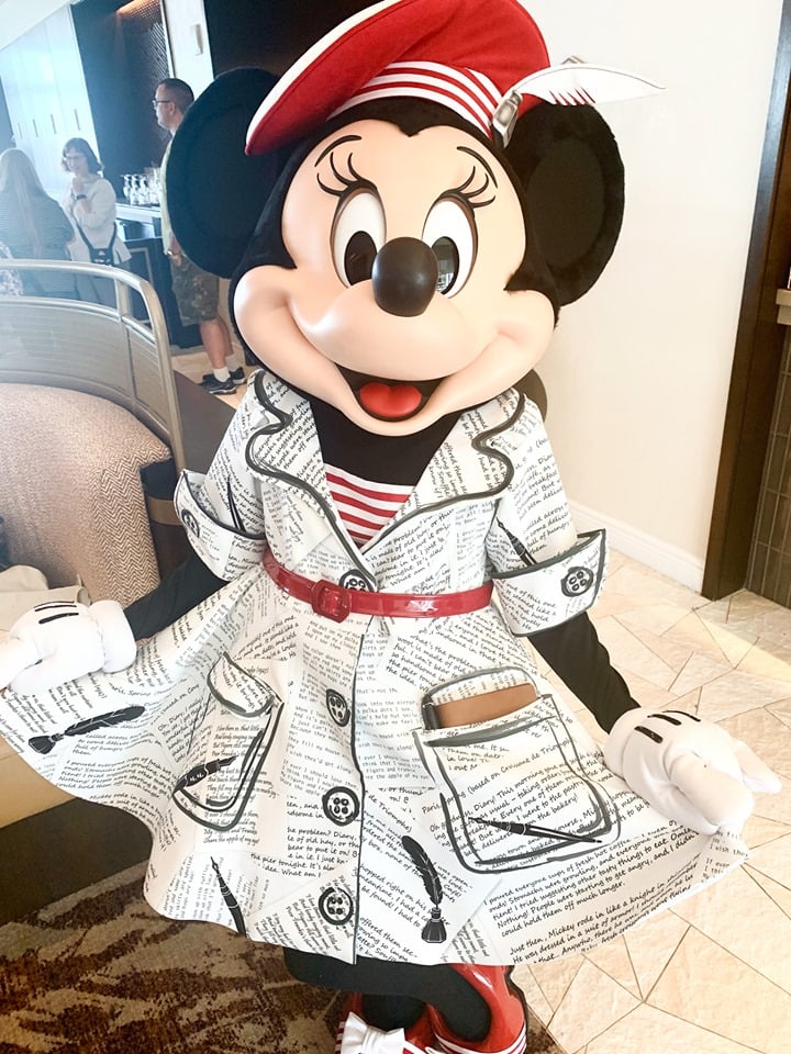 Minnie Mouse at Topolino's Terrace Character Breakfast