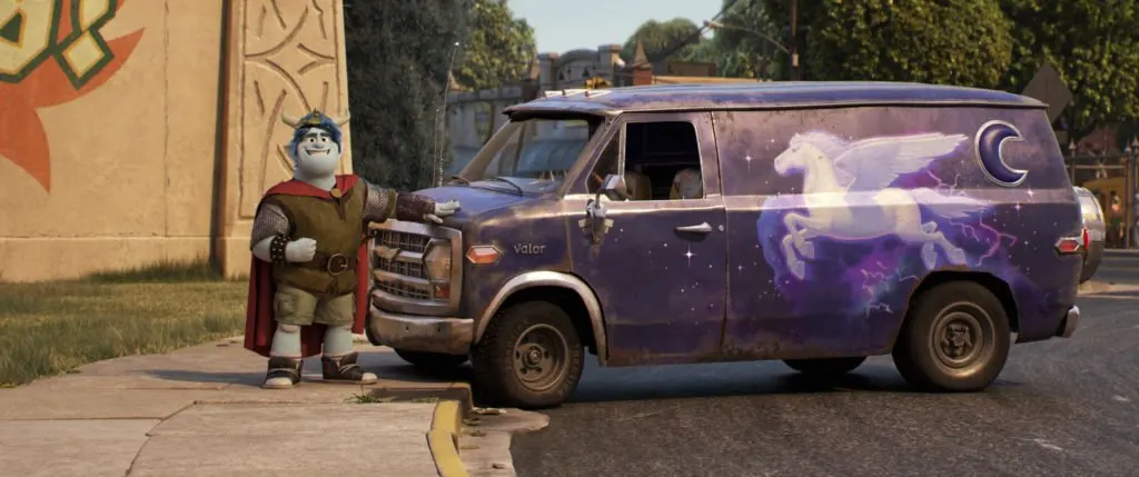 Barley and Van in Pixar Onward