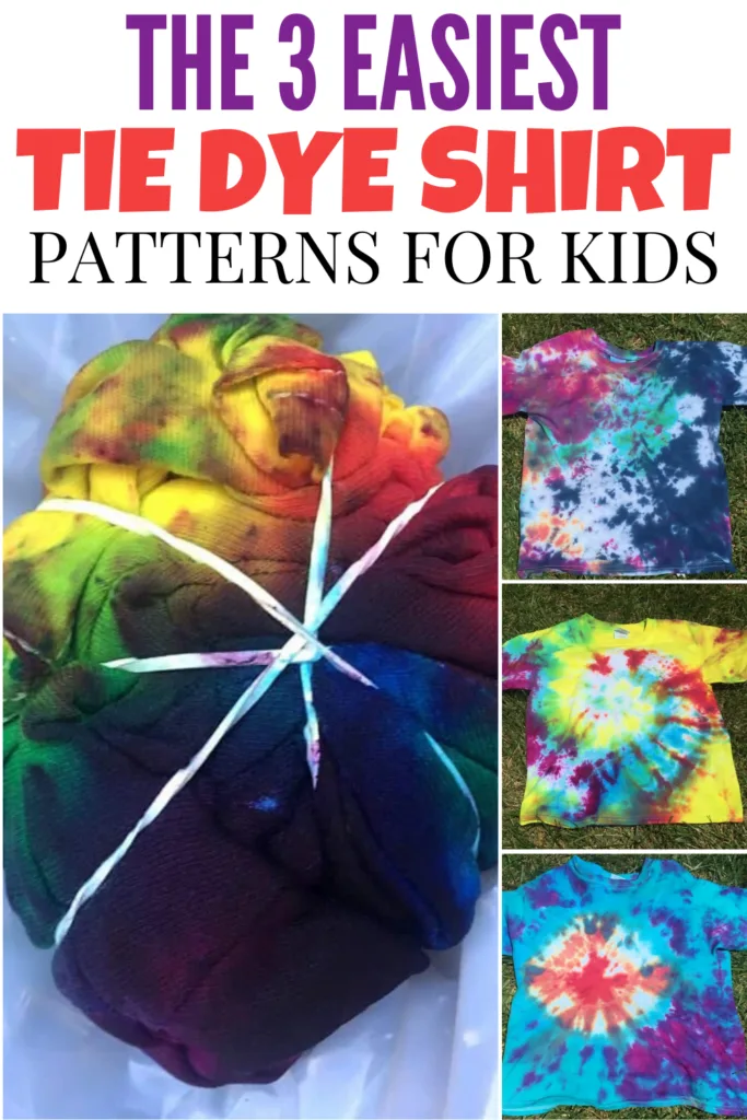 Easy Tie Dye Patterns For Kids