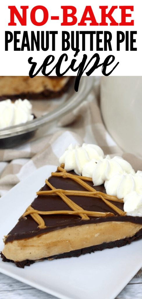 The Best No Bake Peanut Butter Pie Recipe