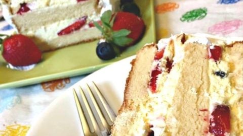 Berry Pound Cake Dessert