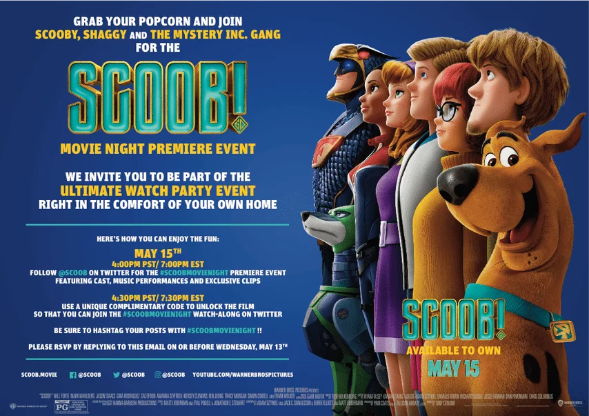 Scoob Movie Night Premiere