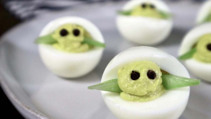 Image for Baby Yoda Deviled Eggs with Avocado