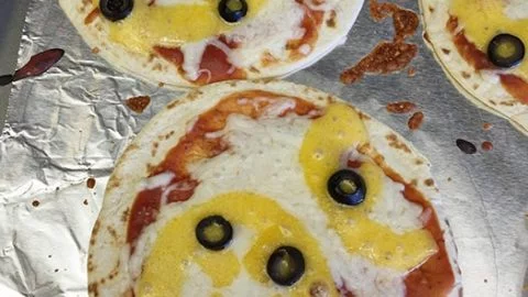 Image for Single Serve BB-8 Pizza