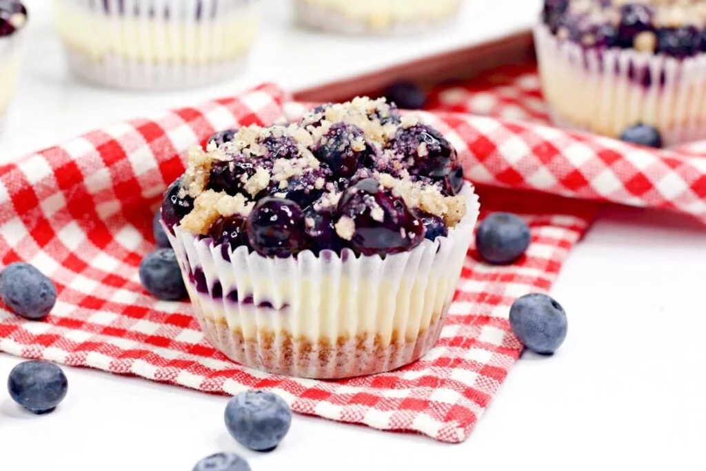 Mini Blueberry Pie Cheesecake Recipe