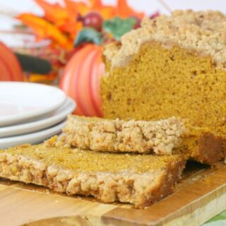 Easy Pumpkin Bread Recipe With Crumb Topping