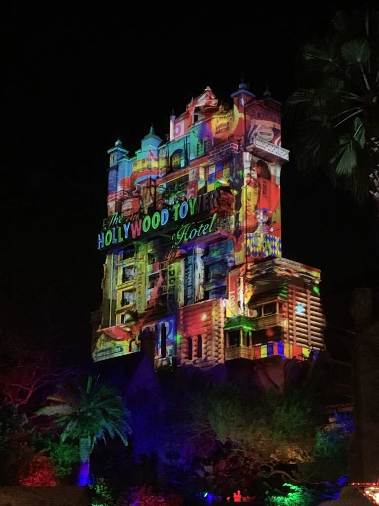 Holiday Tower of Terror Lights