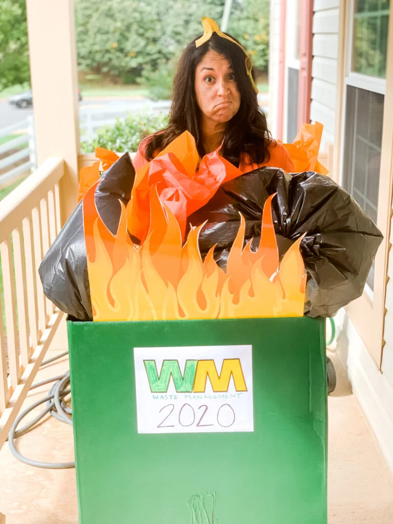 Dumpster Fire Costume