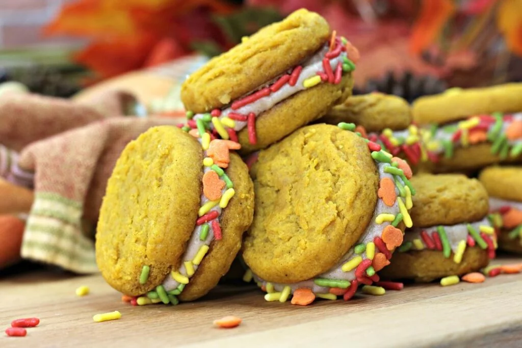 Mini Pumpkin Whoopie Pies