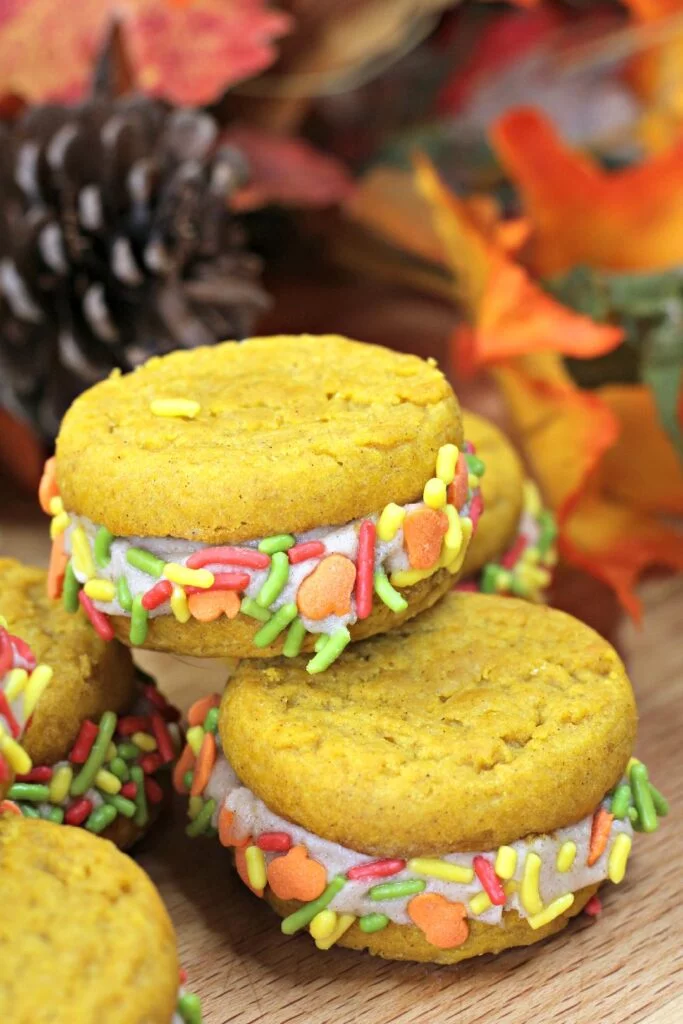 Pumpkin Sandwich Cookies