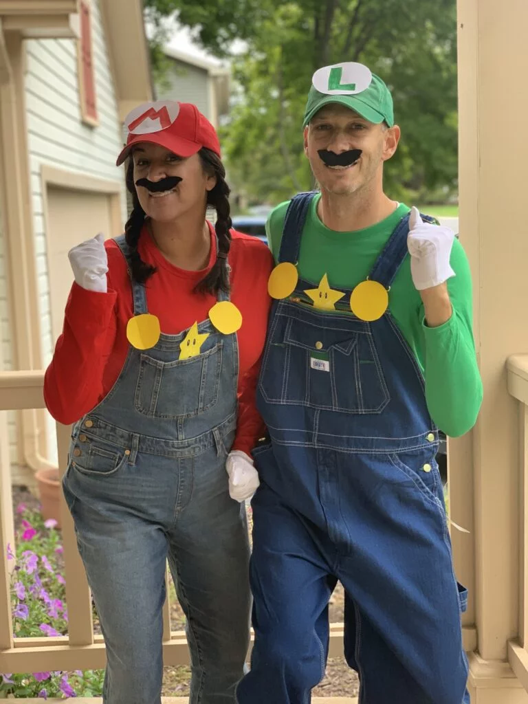 Super Mario Bros Couples Costume