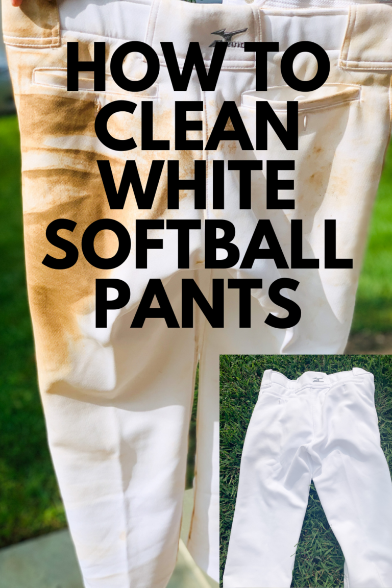 Best Way to Clean White Softball and Baseball Pants (For 1!)