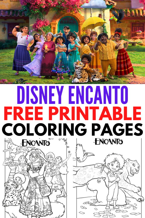 Free Printable Disney Encanto Coloring Sheets