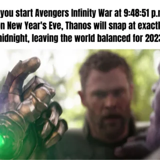 Marvel New Years Eve Countdown Meme