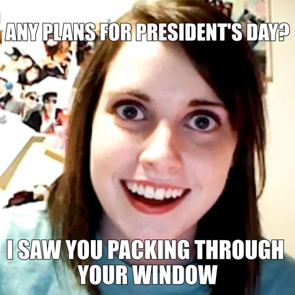 funny president's day meme