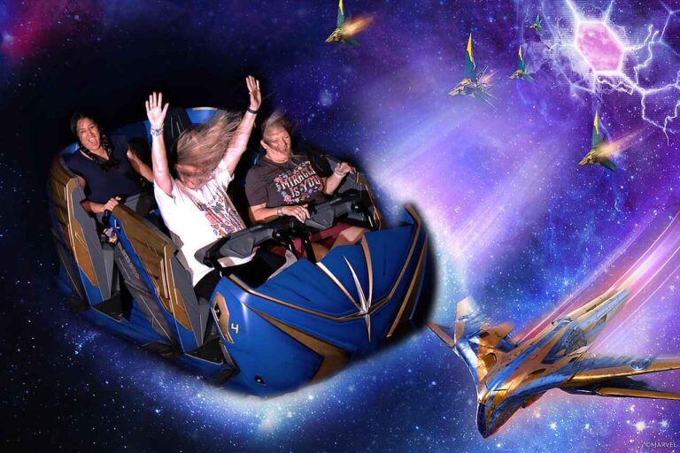 Guardians of the Galaxy Cosmic Rewind Motion Sick