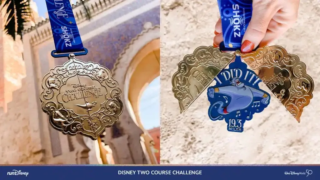 2022 Disney Two Course Challenge Medal