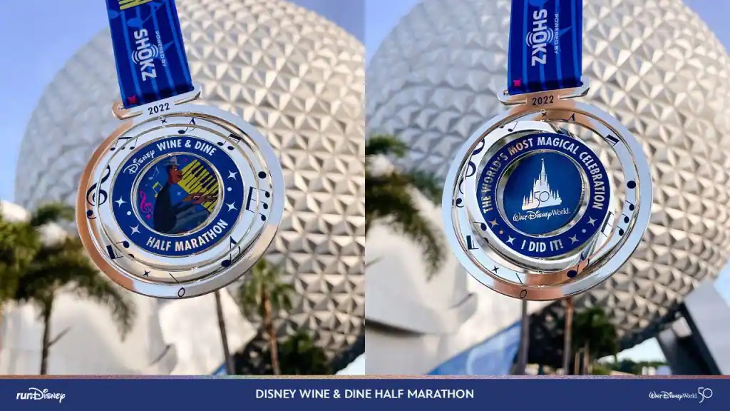 2022 Wine and Dine Half Marathon Soul Medal