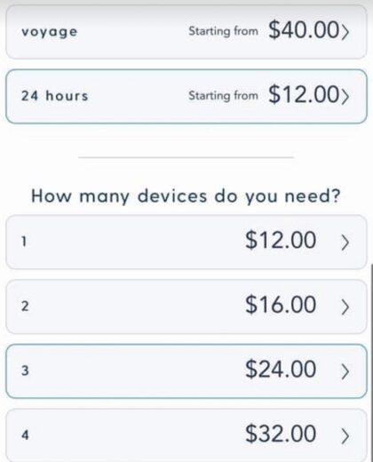 disney cruise wifi price