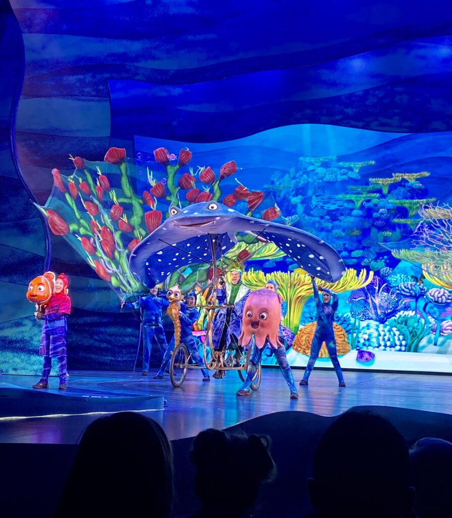 Finding Nemo Show at Animal Kingdom for toddlers