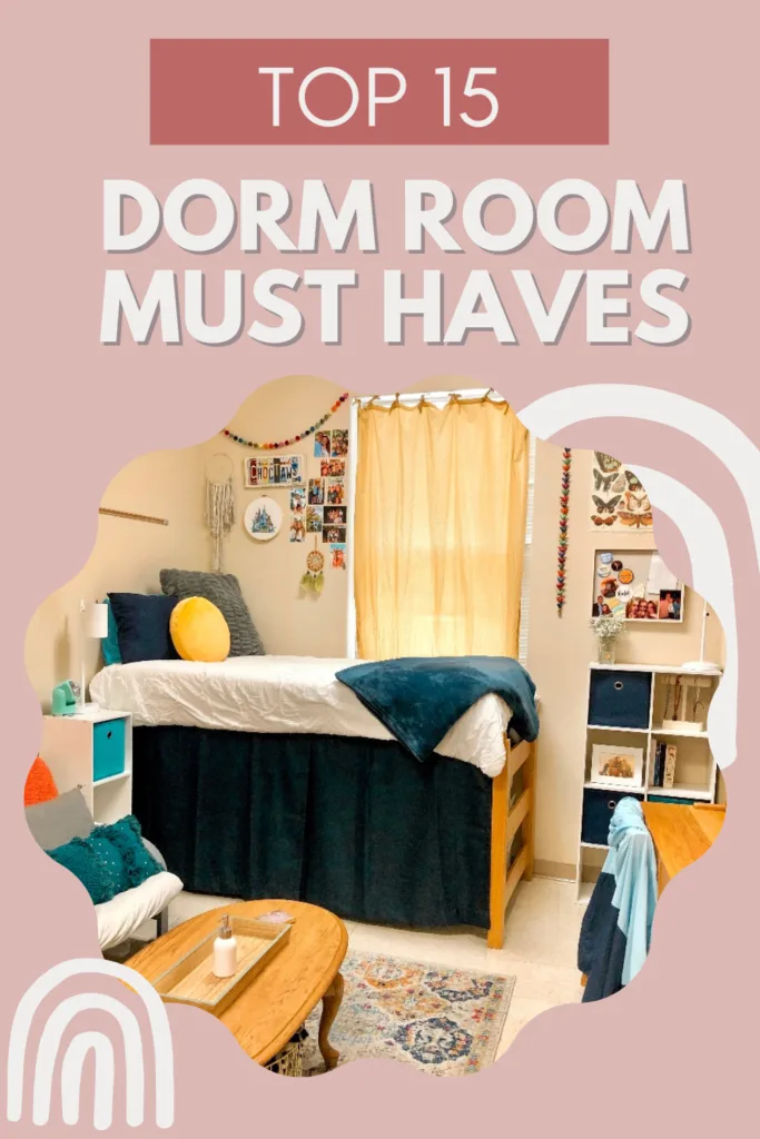 15 Dorm Room Must Haves Pin