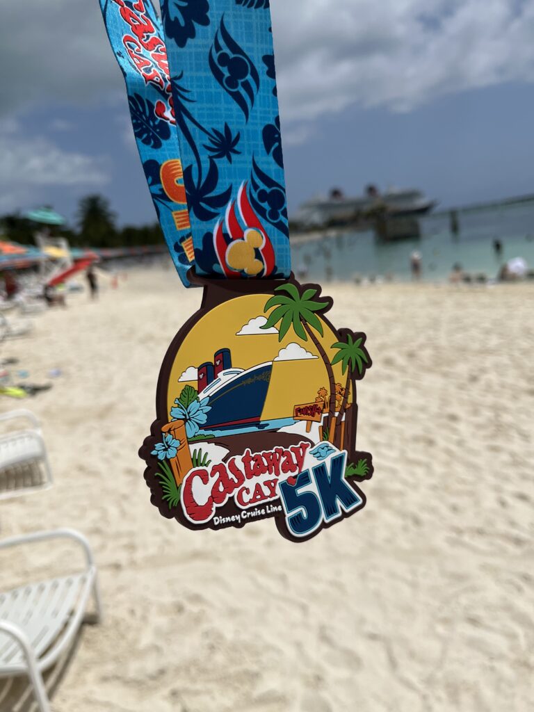 Castaway Cay 5K Medal