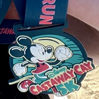 2023 Disney Castaway Cay 5K Medal