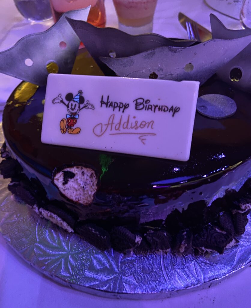 Birthday Cakes on Disney Cruise Line
