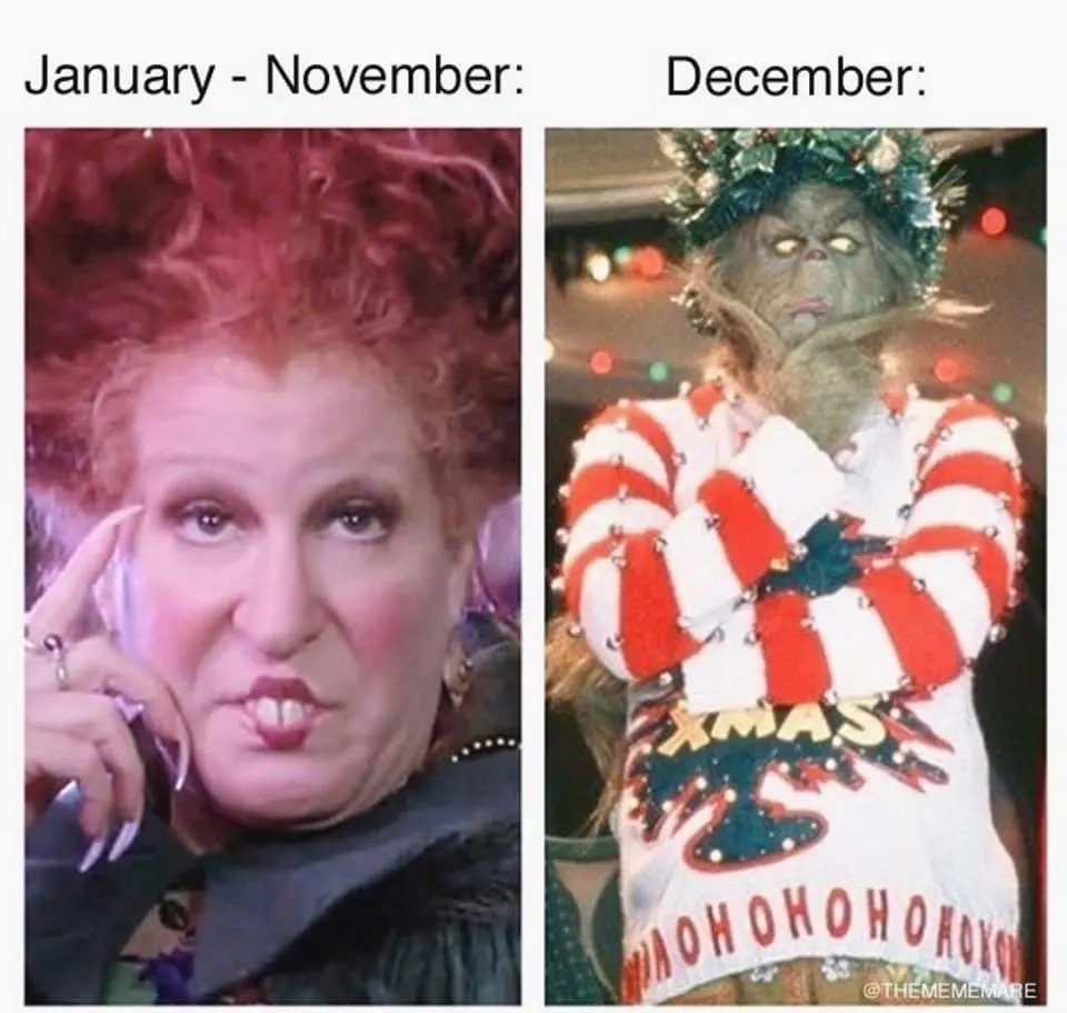 December Christmas Meme