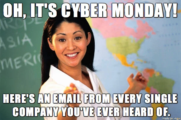 Funny Cyber Monday Meme