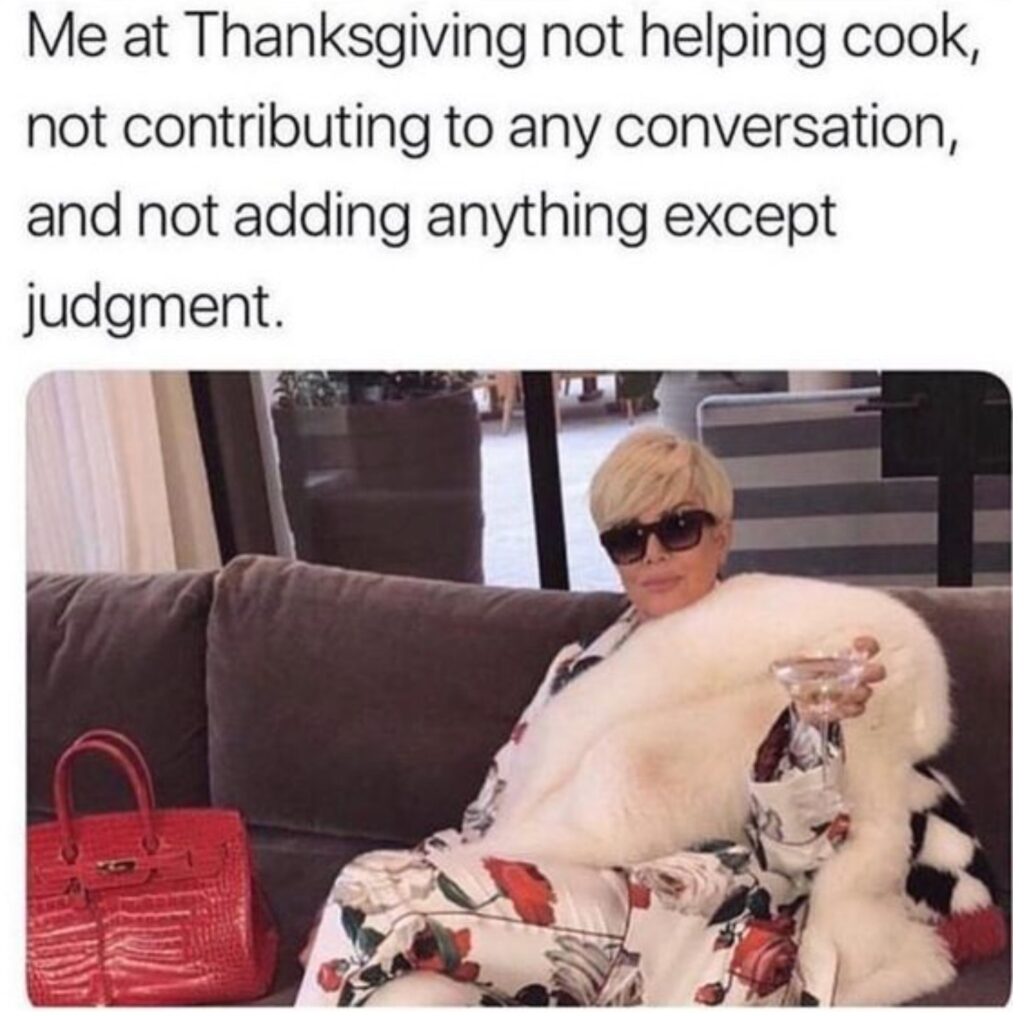 Funny Family Thanksgiving Meme