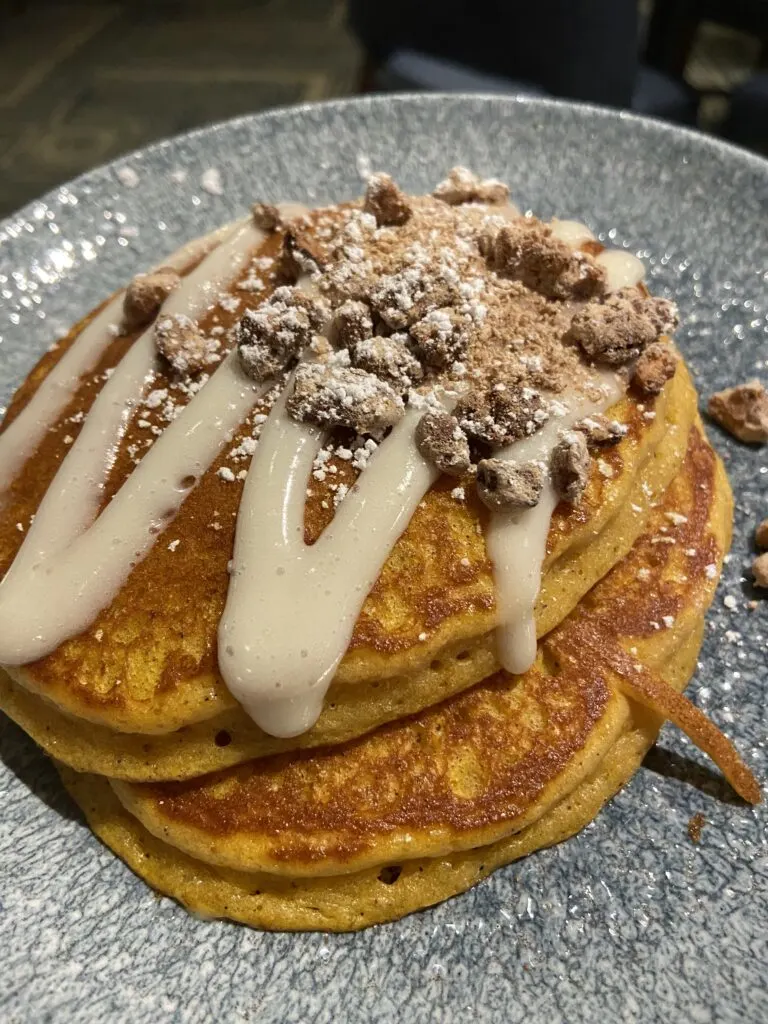 Pumpkin Pancakes at Steakhouse 71