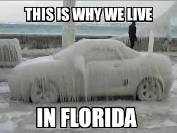 Snow memes in Florida