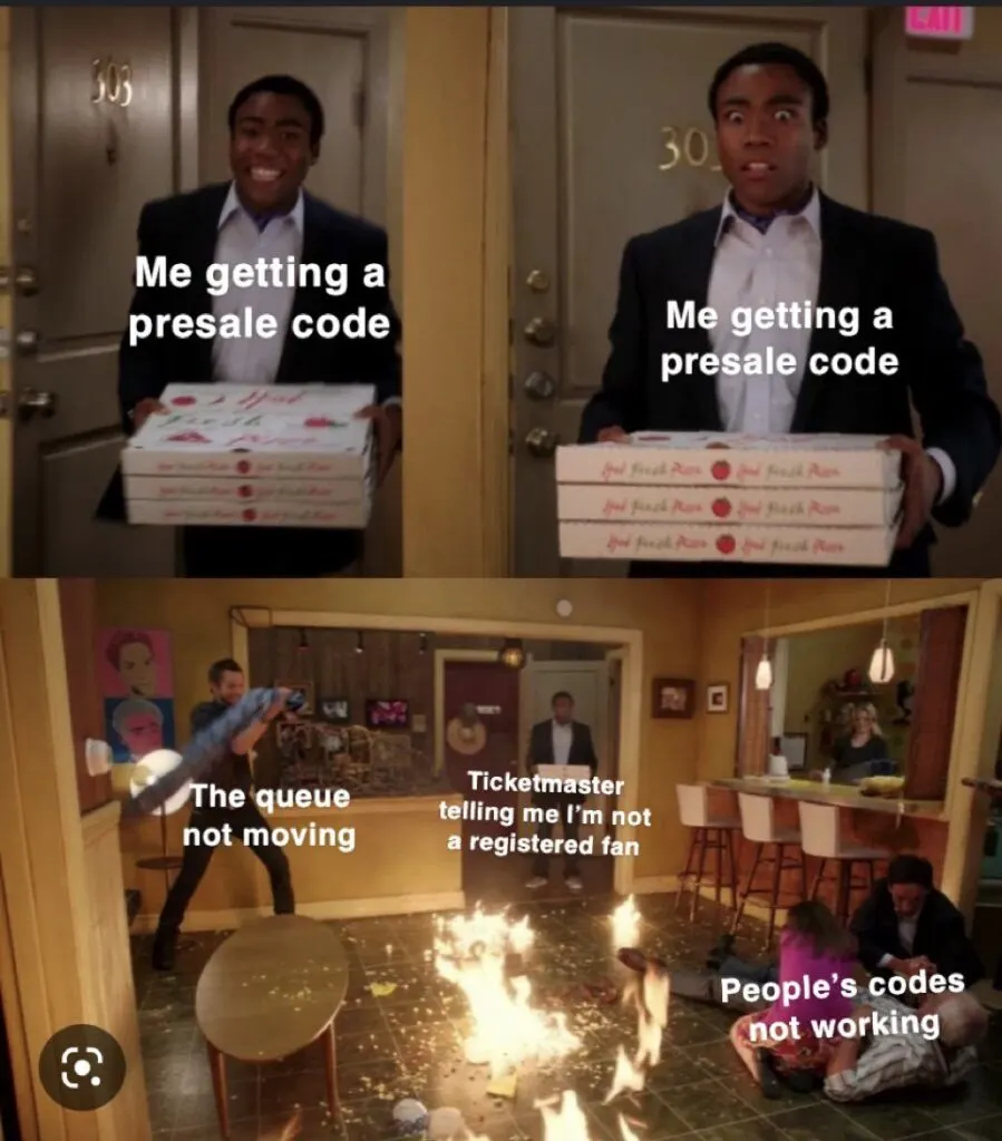 Taylor Swift and Ticketmaster Meme