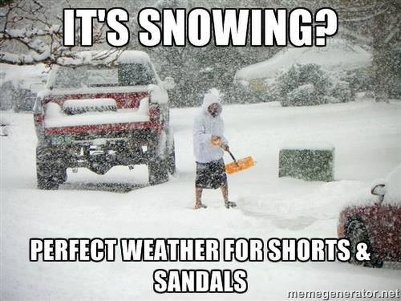 hilarious snow memes