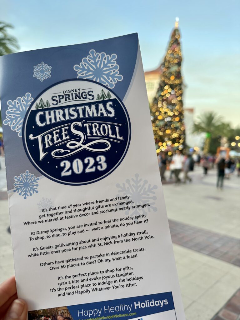 Disney Springs Christmas Tree Stroll