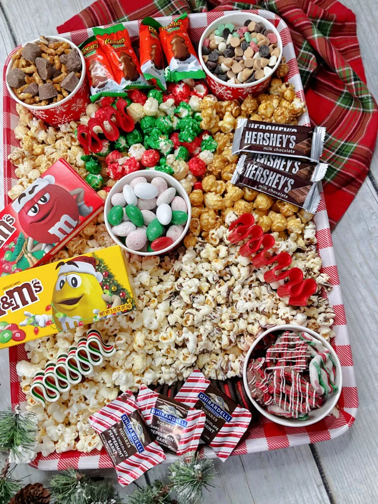 Holiday Movie Snack Board