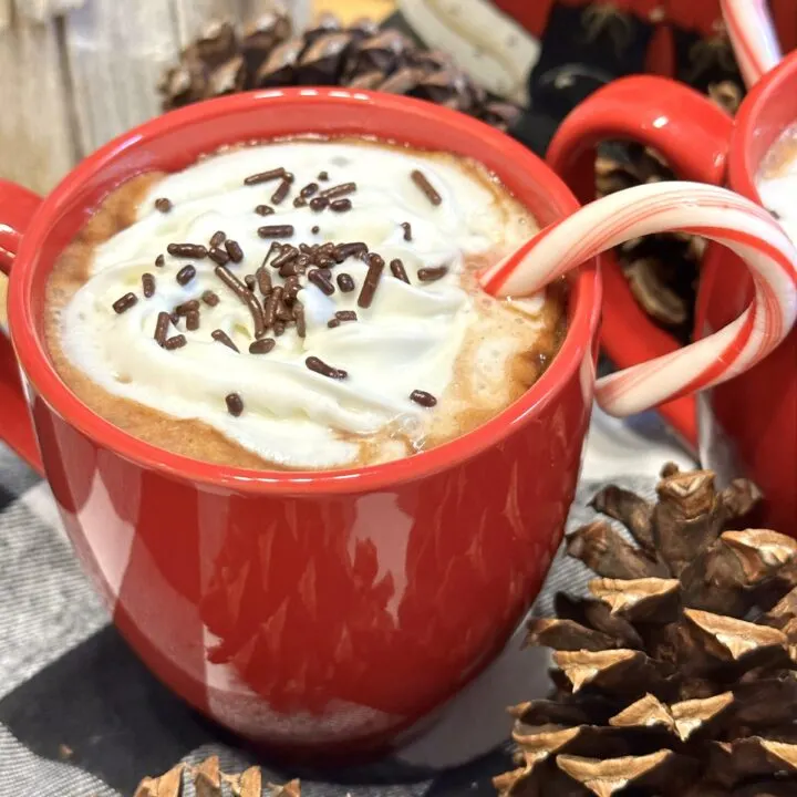 Homemade Polar Express Hot Chocolate