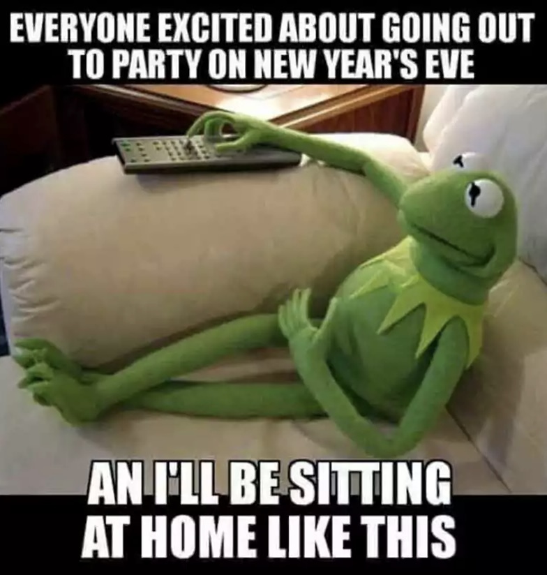 Kermit New Years Eve Meme